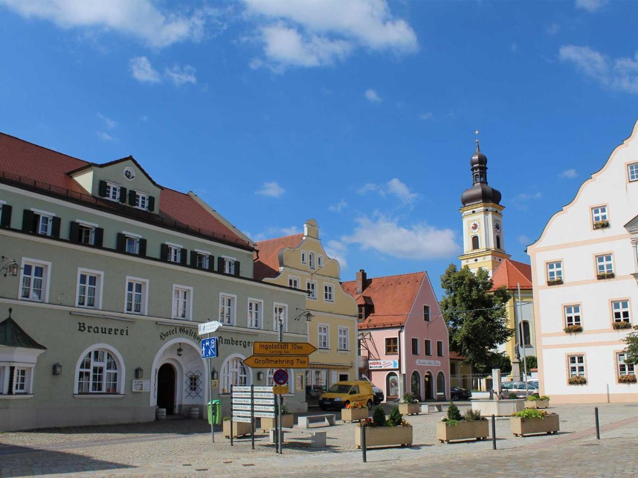 Hotel Brauereigasthof Amberger Kosching ภายนอก รูปภาพ