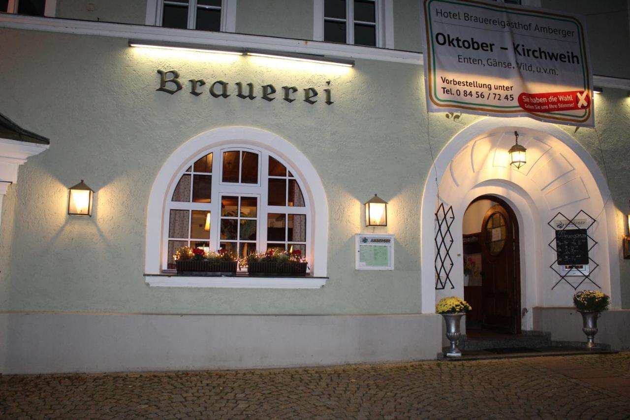 Hotel Brauereigasthof Amberger Kosching ภายนอก รูปภาพ